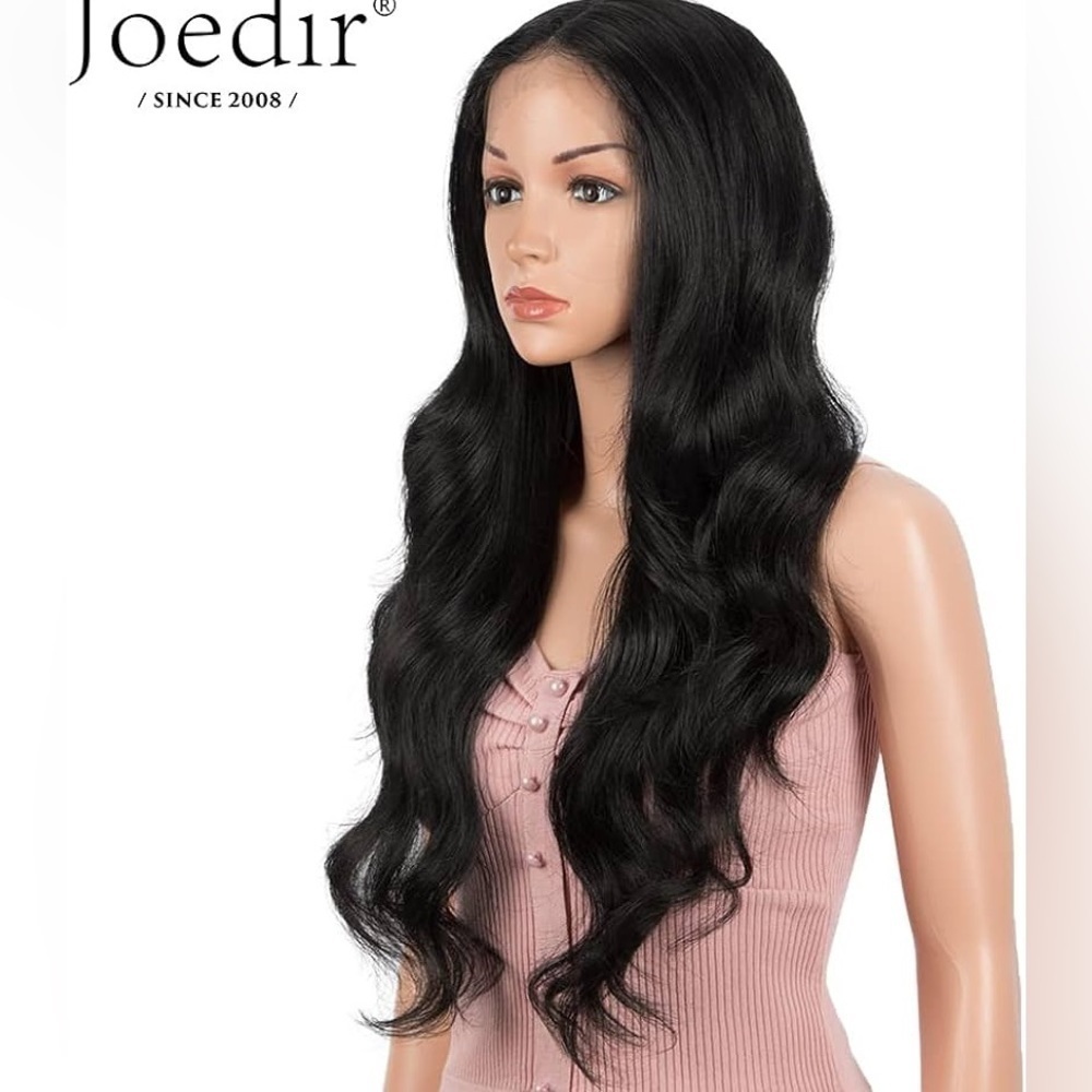 Joedir 26" Big Curly Wavy Lace Front with 1.5"x4.5" Deep Parting HD Lace